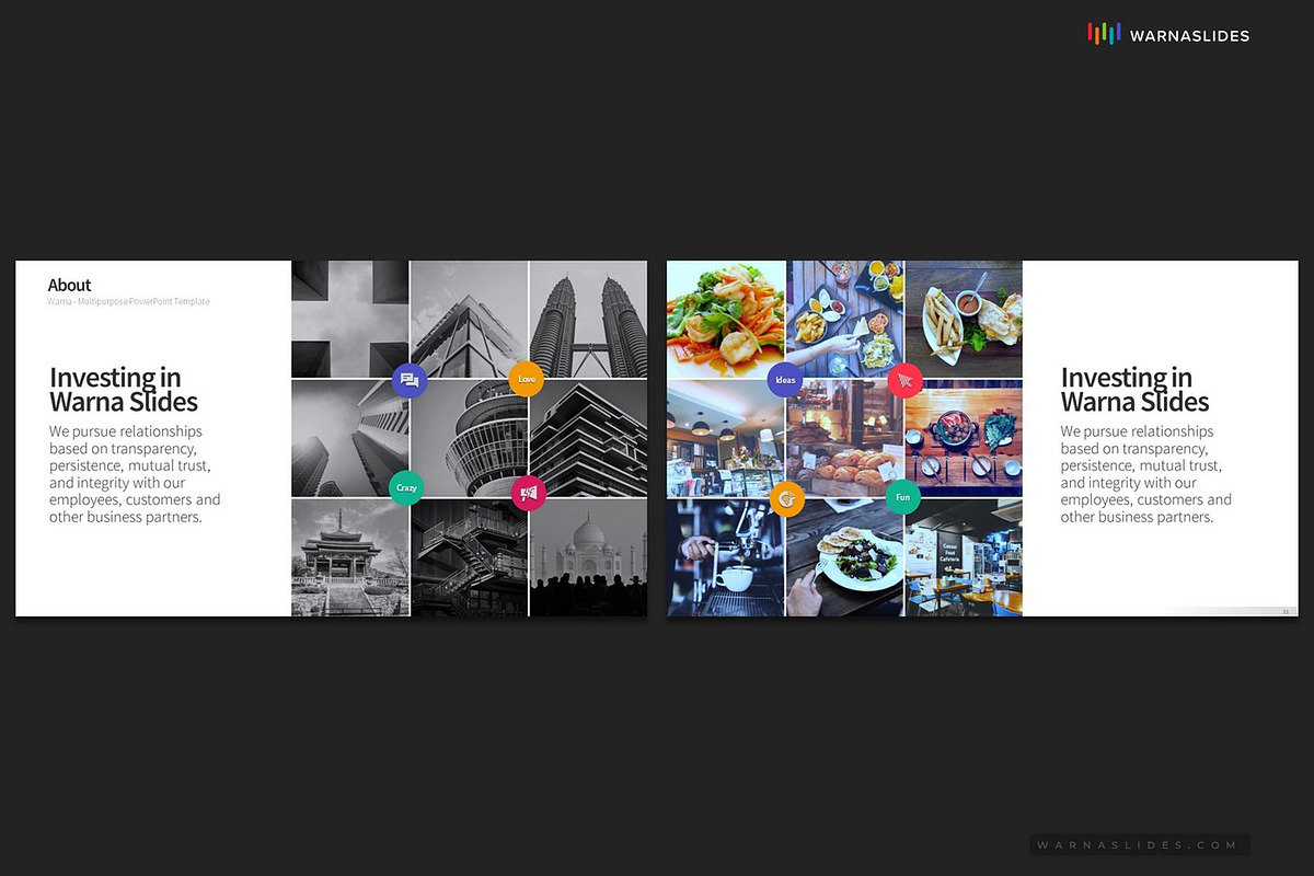 Company Profile PowerPoint Templates, a Presentation Template by Warna Works (Photo 5 of 36)