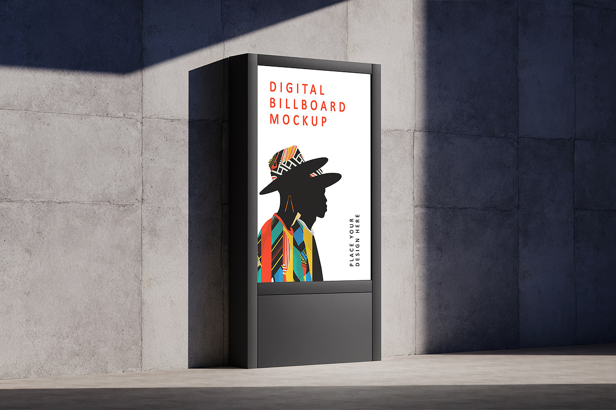 Digital Billboard Mockup, an Advertising Mockup by Farabion Studio (Photo 3 of 4)