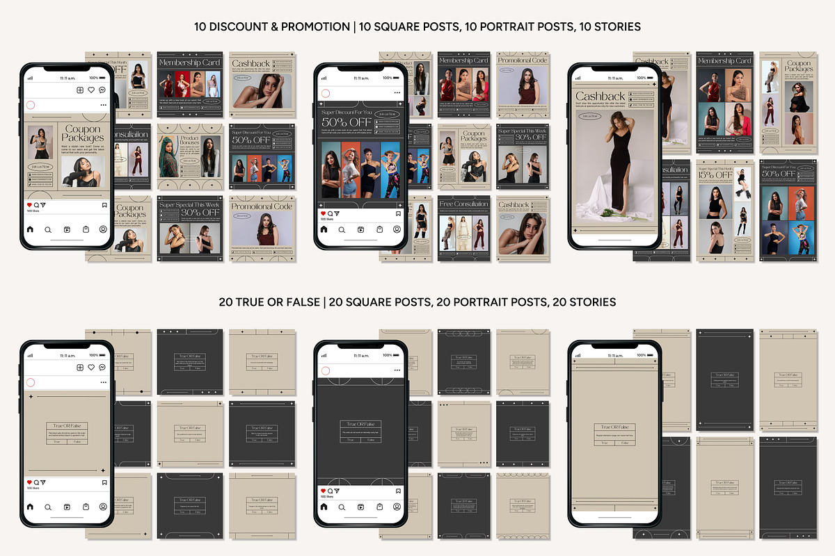 Hairstylist Instagram Template, a Social Media Template by Kalubuak (Photo 9 of 10)