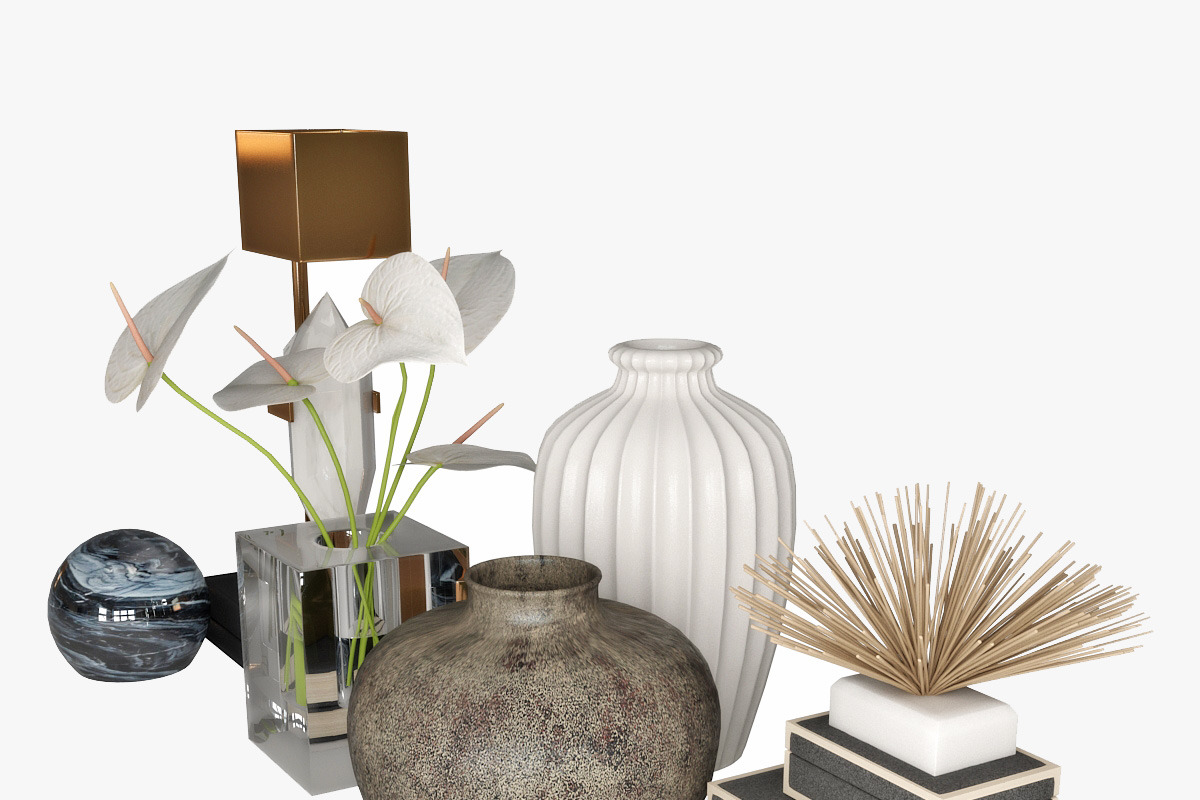 decorative set 01, an Object 3D Model by 3dcruz (Photo 7 of 8)