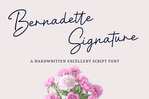Bernadette Signature | Modern Script