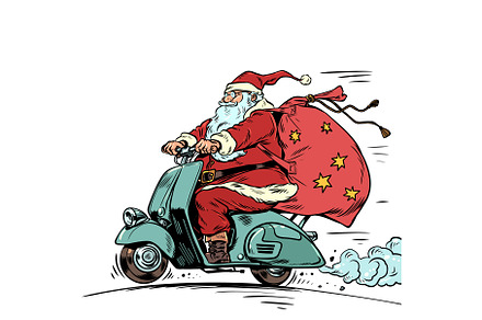 Christmas is coming closer on two, an Illustration by studiostoks