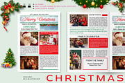 Christmas Newsletter, a Brochure Template by ROJI CREATOR (Thumbnail 1 of 4)