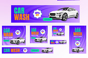 Car Washing Web Banner Ads Template, an UI Kit Template by CreativeShaper (Thumbnail 4 of 4)