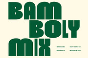 Bamboly Mix, a Sans Serif Font by Craft Supply Co. (Thumbnail 1 of 8)
