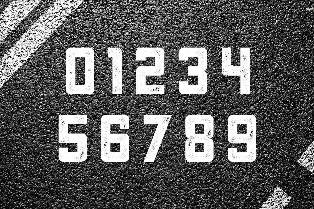 Asphalt Typeface Fonts preview 4