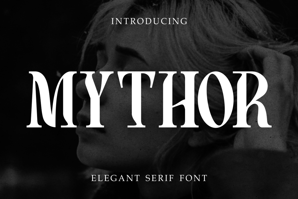 Mythor Modern Serif Font, a Serif Font by PutraCetol Studio (Photo 1 of 5)