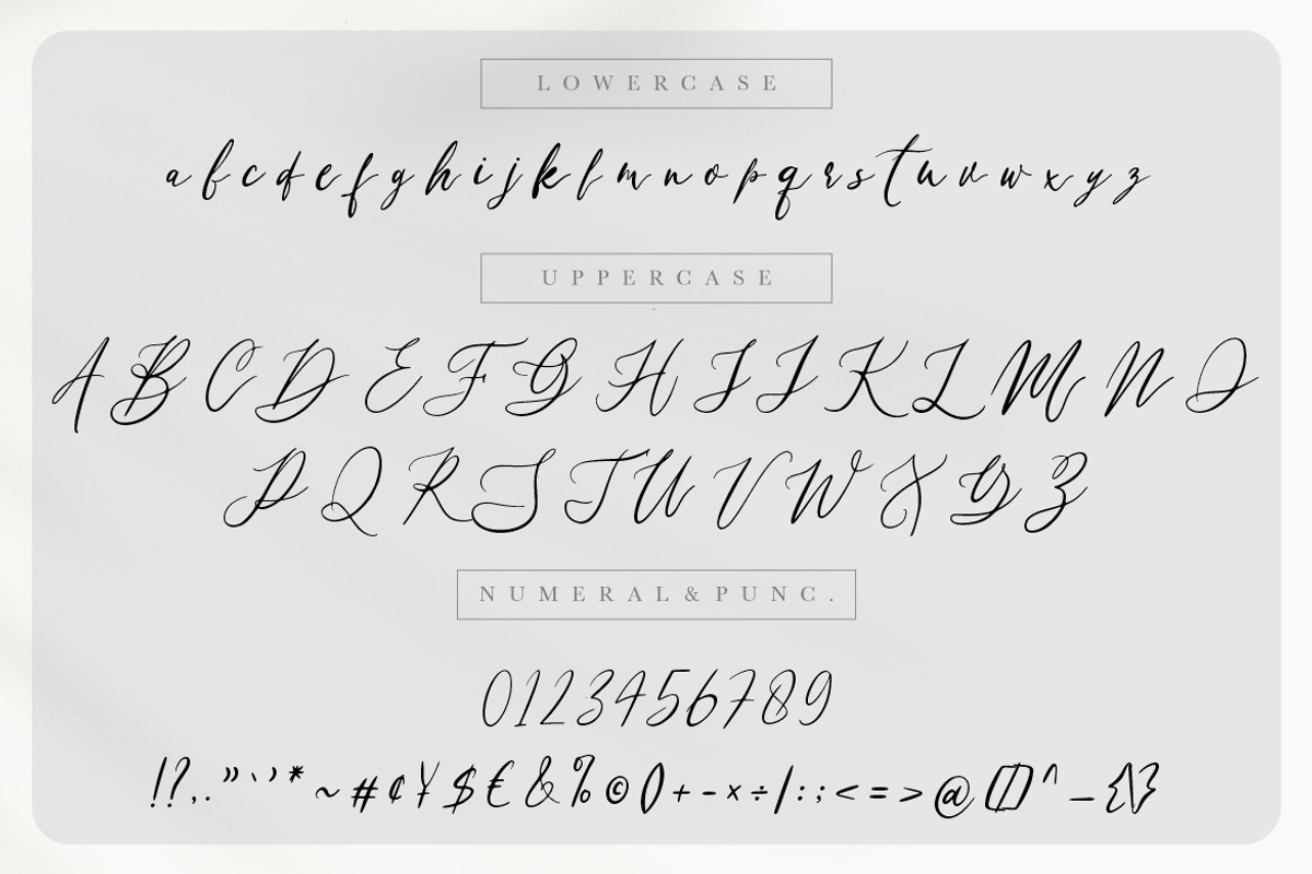 Franchisca Luxury Script, a Script Font by Creatype Studio (Photo 9 of 9)