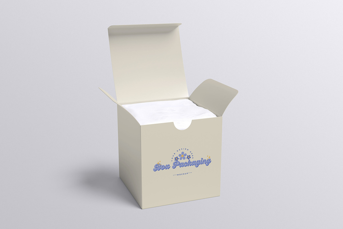 Box Packaging Mockup, a Packaging Mockup by xavier_studio (Photo 2 of 5)