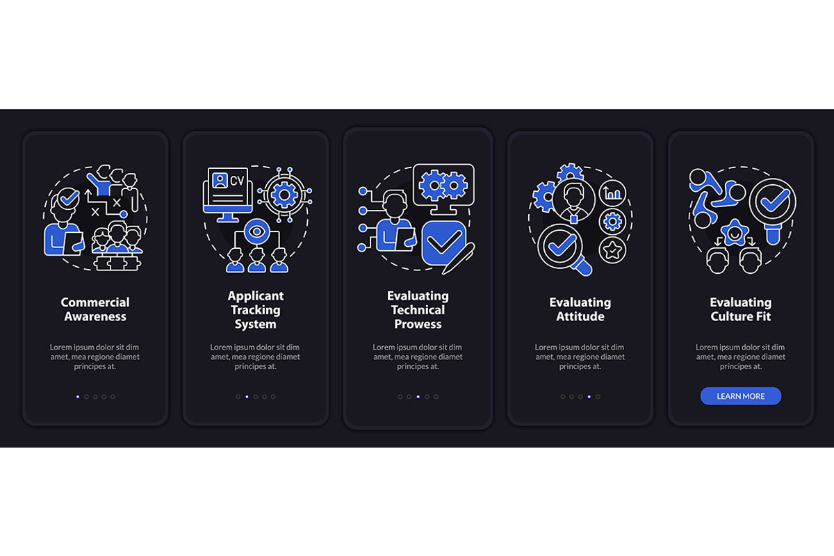 HR skills in business app screen, a Templates & Theme by IMG Visuals