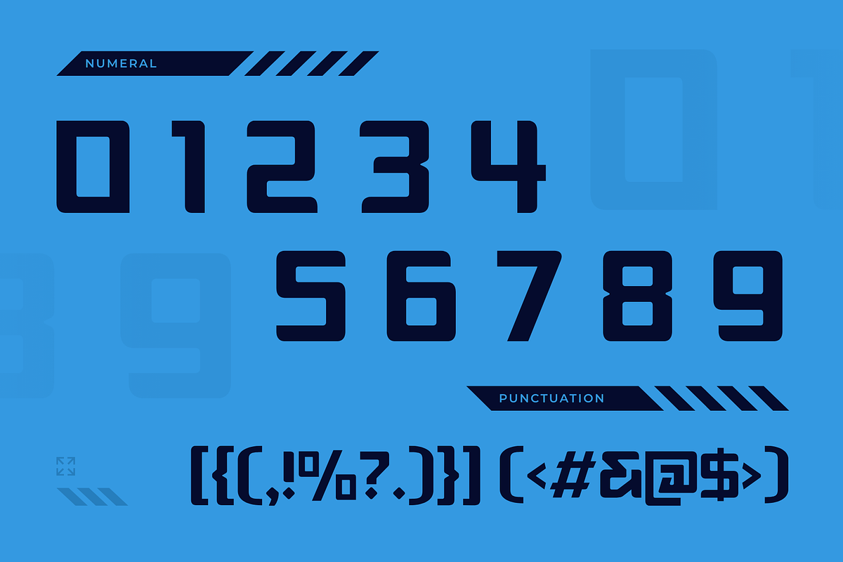 Modern Sport - Techno Logo Font, a Sans Serif Font by Nirmana Visual (Photo 8 of 10)
