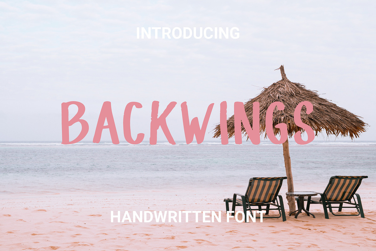 Backwings, a Font by WisnoetypeCo (Photo 1 of 5)