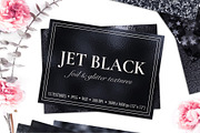 Black Foil & Glitter Textures, a Texture Graphic by CatJello Graphics (Thumbnail 1 of 14)