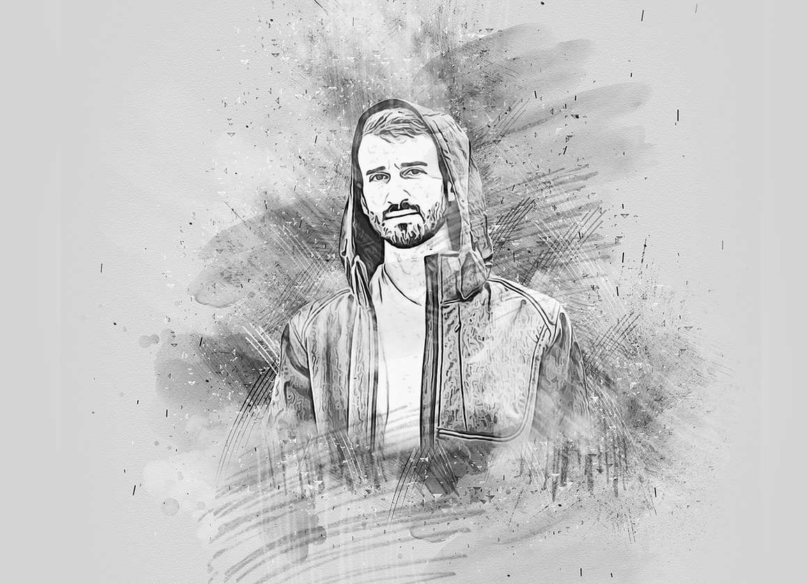 Portrait Sketch Photoshop Action, an Action Add-On by Studio Retouch (Photo 3 of 10)