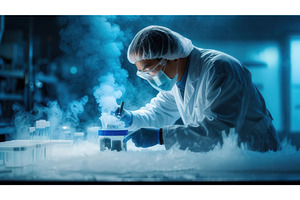 Scientist in a Laboratory Conducting, an Illustration by tilialucida