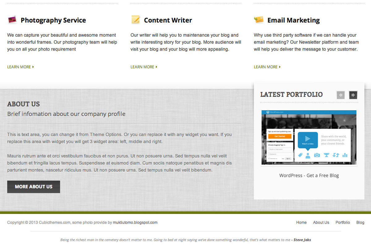 Workchaos HTML, a HTML Template by Cubicthemes (Photo 2 of 4)