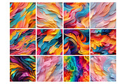 Colorful Oil Paint Strokes Pattern, a Pattern Graphic by Forhadx5 (Thumbnail 7 of 14)