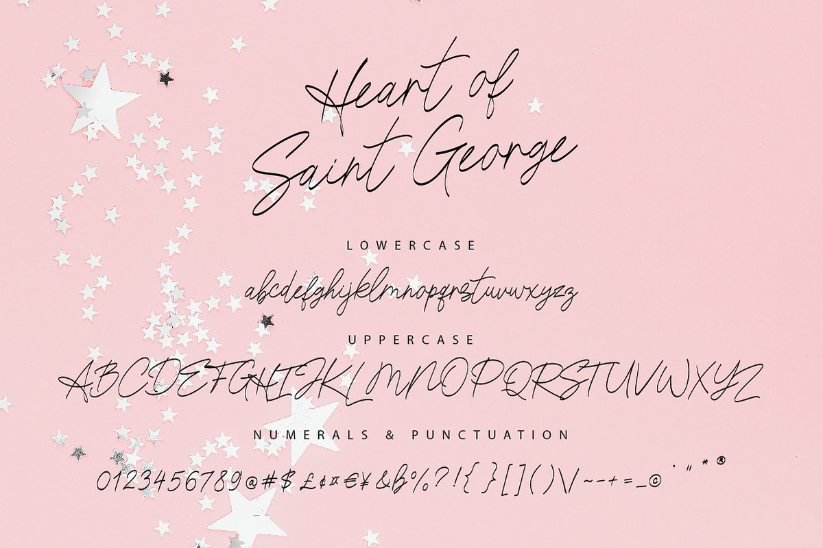 Heart of Saint George, a Handwritten Font by chekart (Photo 13 of 14)