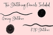 Texture Brush Bundle For Procreate, a Brush Add-On by KJP Designs (Thumbnail 9 of 9)