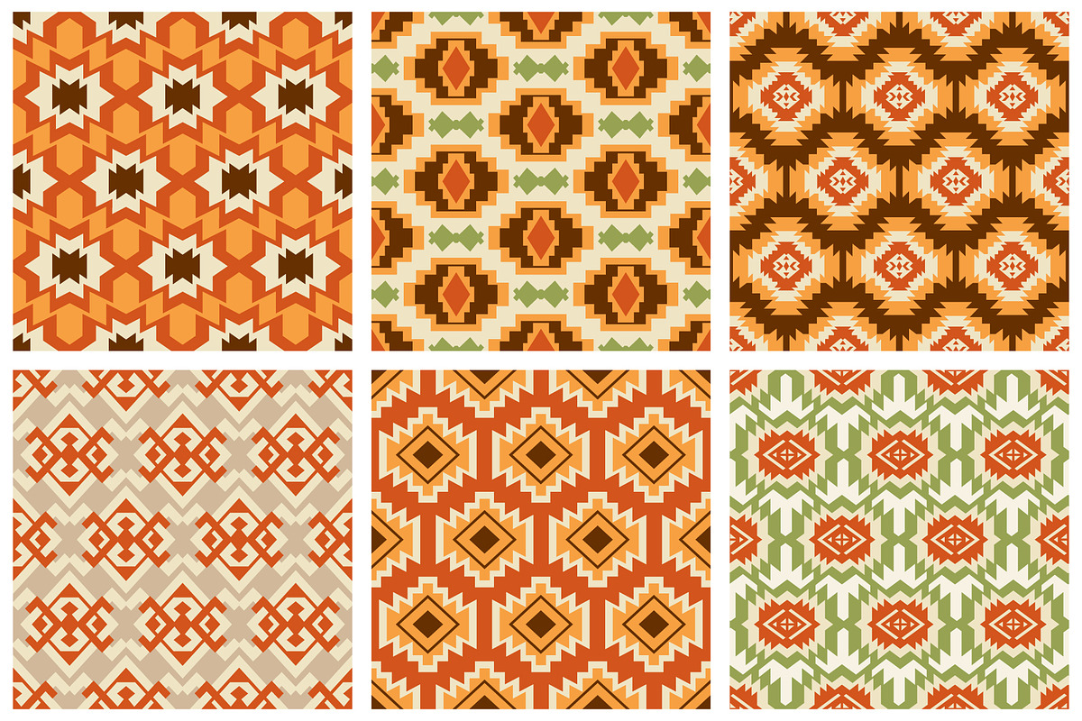 25 Southwestern Vector Patterns, a Pattern Graphic by Katrinelly (Photo 9 of 13)