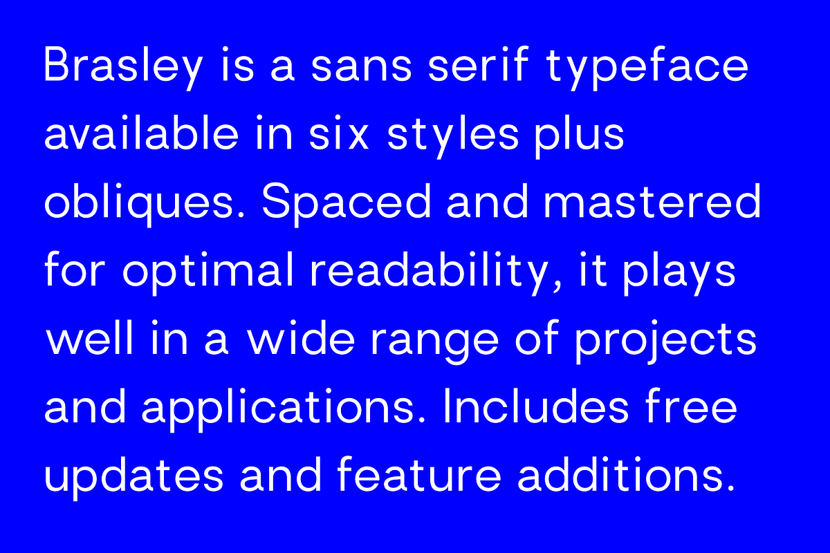 Brasley: a geometric sans family, a Sans Serif Font by Nicolas Desle (Photo 11 of 16)