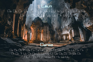 Arcane Lore - Multilingual Font