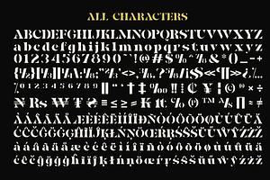 Nolex - Serif Stencil Font Display