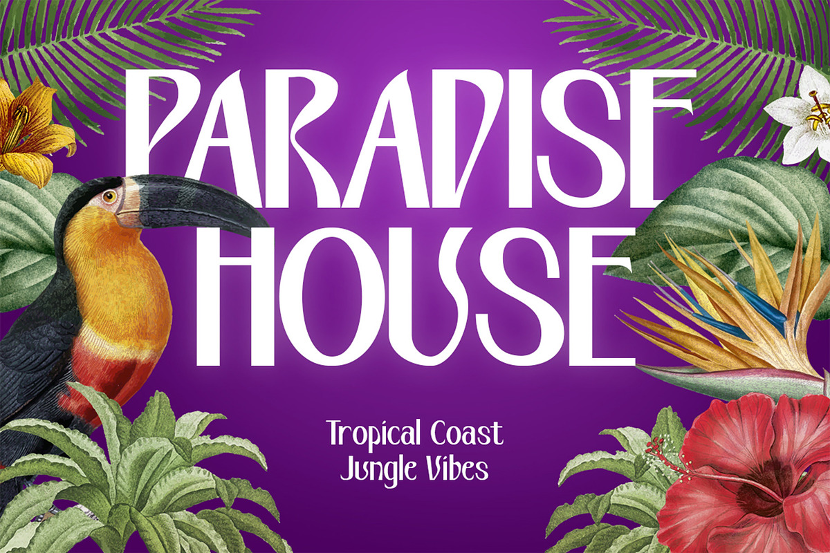 Tropical Maokai - Groovy Summer Font, a Sans Serif Font by Pekotype (Photo 7 of 14)