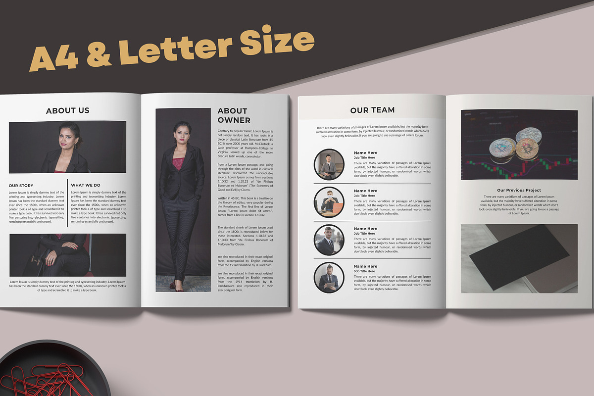 Canva Project Proposal, a Brochure Template by DesignByStore (Photo 3 of 6)