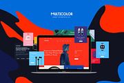 Multicolor UI Kit, an UI Kit Template by Amirzhanuly (Thumbnail 1 of 10)