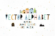 Alphabet Scandinavian style, an Illustration by Lesya Skripak (Thumbnail 1 of 6)