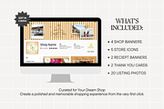 Coastal Etsy Shop Kit Template, a Branding & Logo Template by Anna Design Studio (Thumbnail 2 of 8)