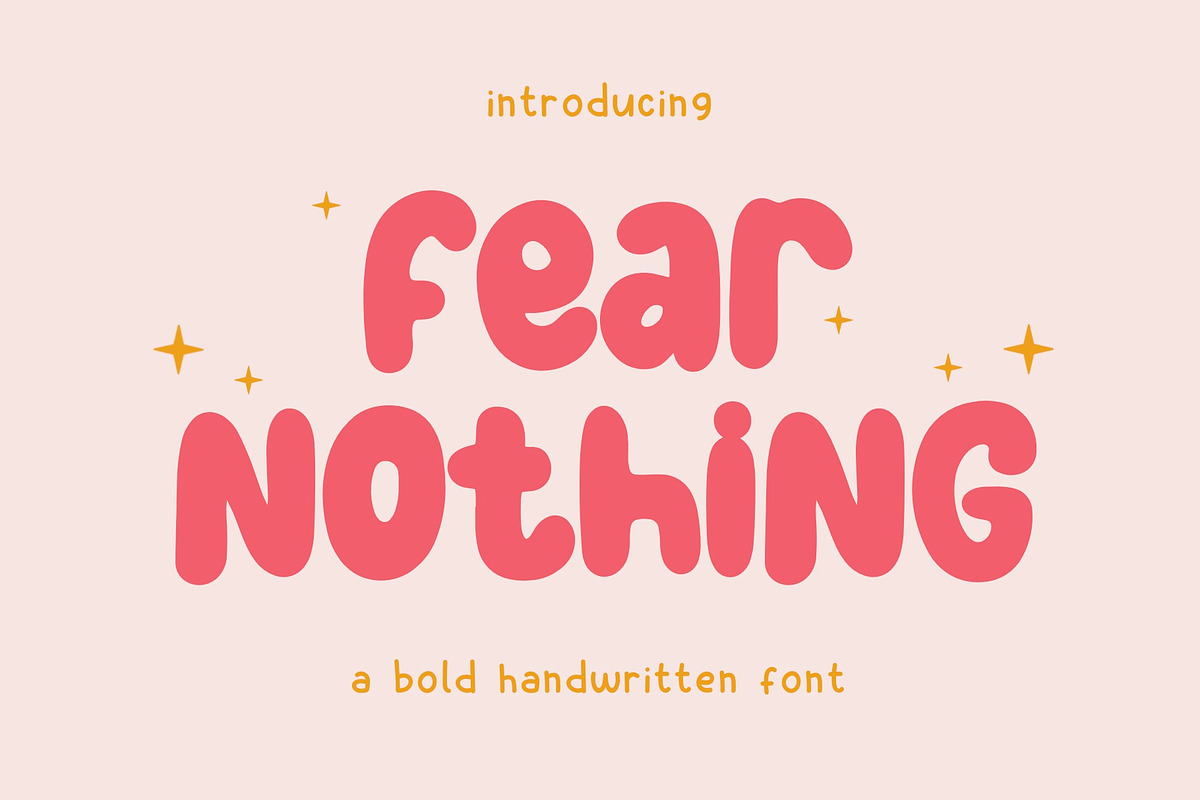 Fear Nothing Font - Sans Serif Font, a Sans Serif Font by ariodsgn (Photo 1 of 9)