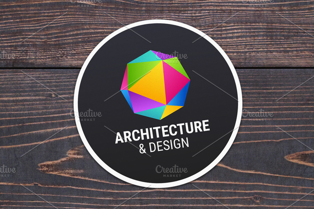 Colorful Crystal Logo Template, a Branding & Logo Template by pne-design (Photo 2 of 2)