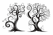 Tree Laser Cut Bundle | Decorative, a Graphic by Designs_River (Thumbnail 10 of 12)