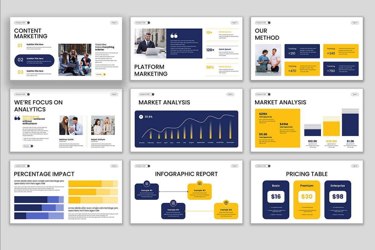 Business Company Profile Template, a Presentation Template by Pradaxa (Photo 4 of 6)