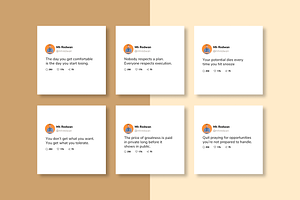 50 Discipline Instagram Template, a Social Media Template by RB Boutique