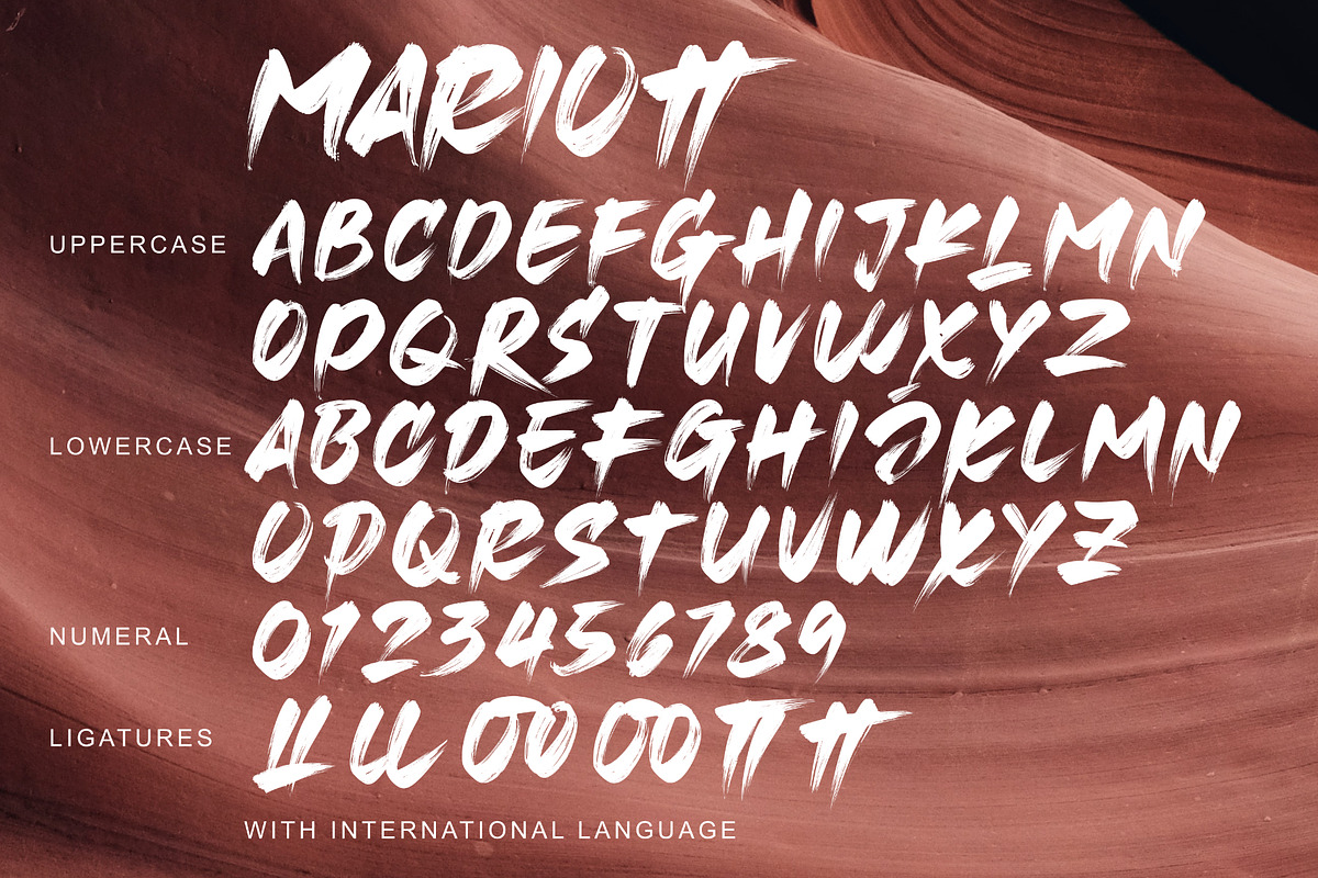 Mariott, a Handwritten Font by Omotu Studio (Photo 9 of 10)