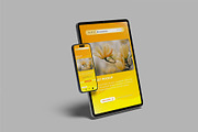 Tablet & Phone Mockup, a Device Mockup by rizalamora (Thumbnail 8 of 11)