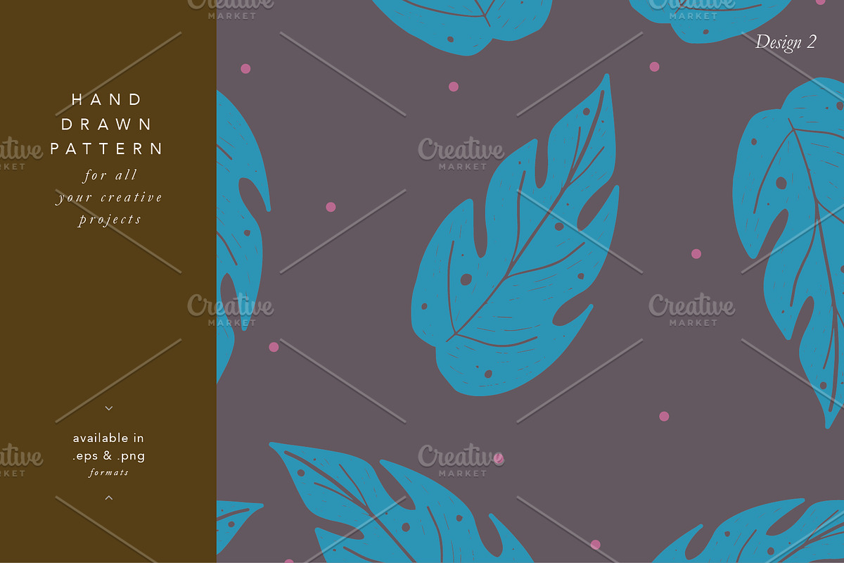 Leaf vector-pattern design, a Pattern Graphic by Rejoice Creative Assets (Photo 3 of 5)