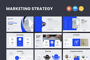 Marketing Strategy Presentation, a Marketing Template by CreativeSlides