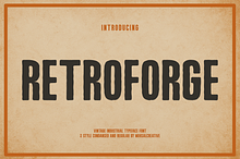 Retroforge – Vintage Industrial Type