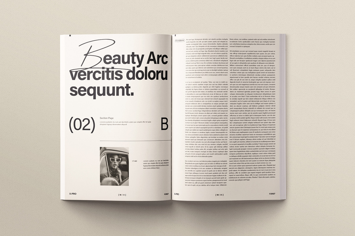 AURA | Minimal Magazine Template, a Magazine Template by ArtisanaAura (Photo 7 of 14)