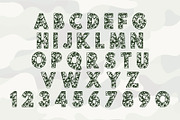 Army Strong Camouflage Display Font, a Blackletter Font by Fourteen Letter (Thumbnail 3 of 4)