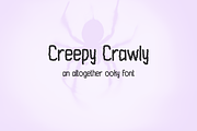 Creepy Crawly Display Font, a Handwritten Font by Beck McCormick (Thumbnail 1 of 10)