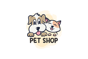 Pet Shop logo Vector Design