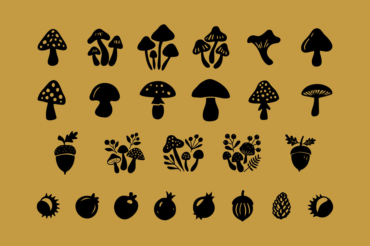 Autumn Nature & Botanical Clipart, a Decorative Illustration by NatalieArtShop (Photo 5 of 16)