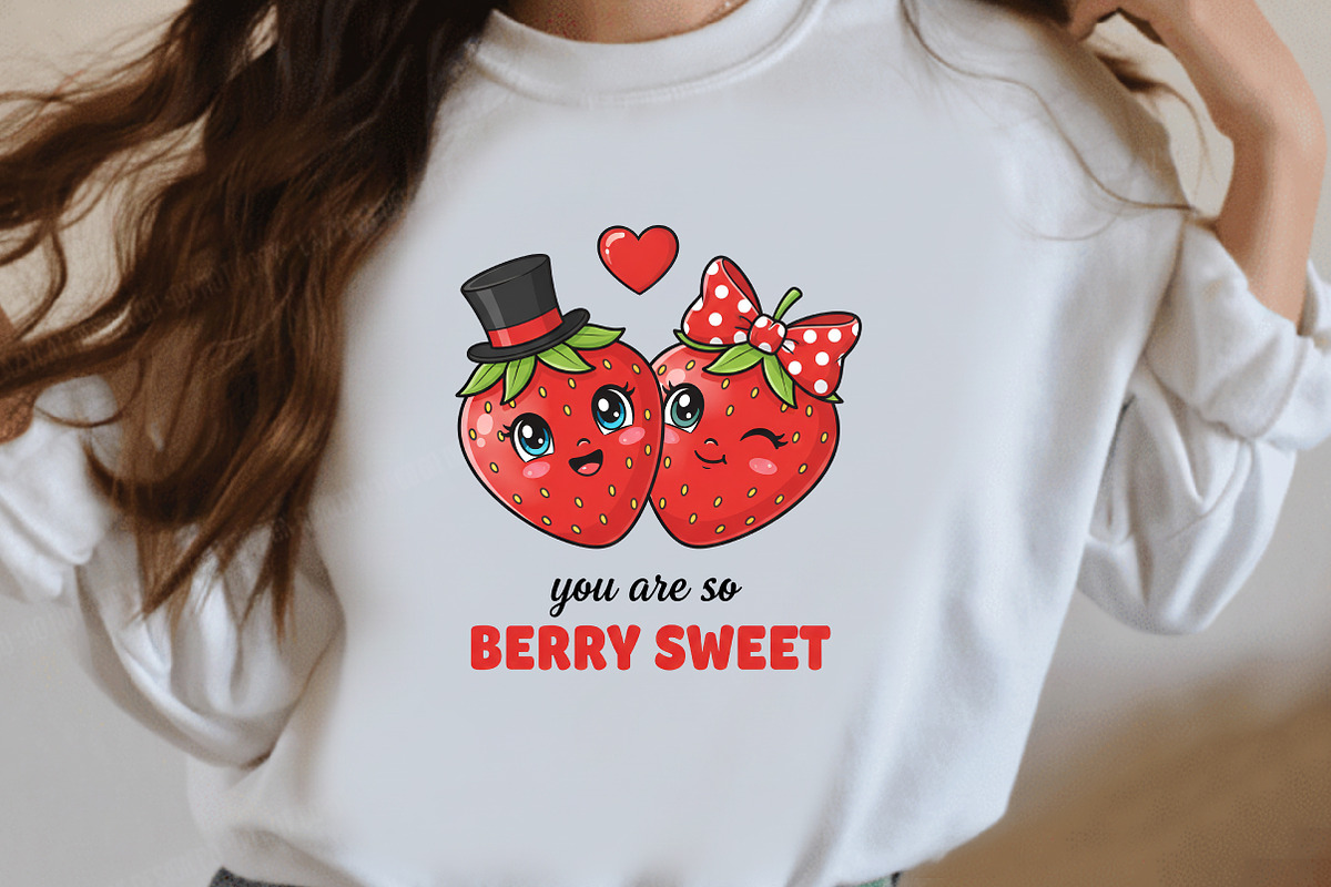 Food Puns Funny Valentine Clipart, an Illustration by Designworld (Photo 7 of 16)