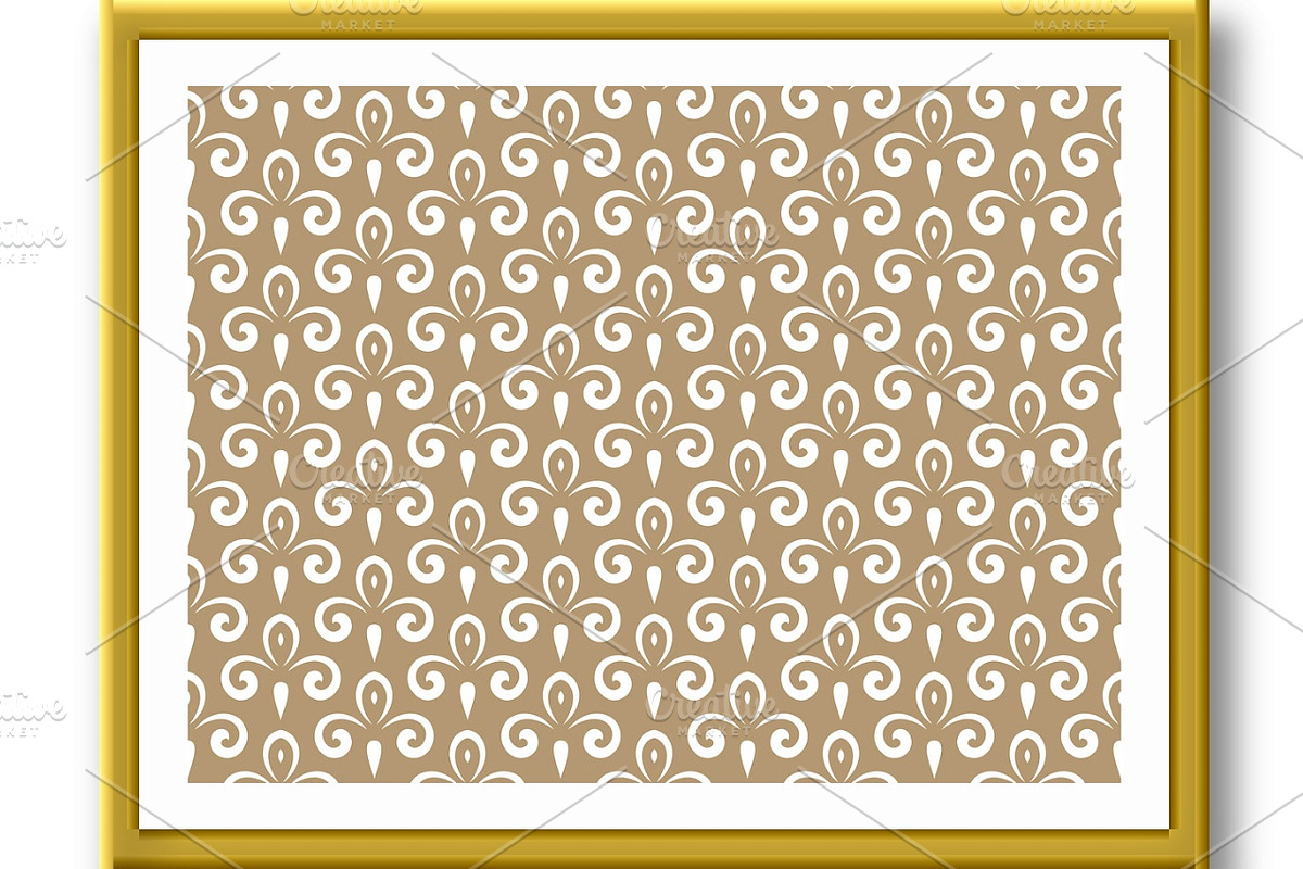 Flower geometric pattern., a Pattern Graphic by RODINA (Photo 2 of 3)