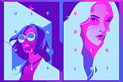 8 Ultraviolet Theme Illustrations, an Illustration by Alexander Baidin (Thumbnail 4 of 7)